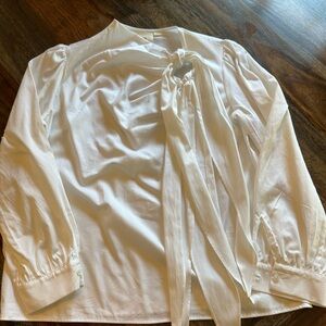 Maeve by Anthropologie white blouse sz small